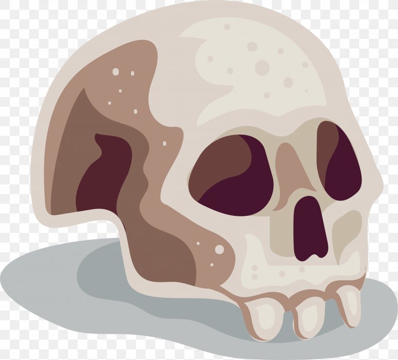 Cartoon Skull, PNG, 3259x2950px, Skull, Animation, Bone, Cartoon, Clip Art Download Free