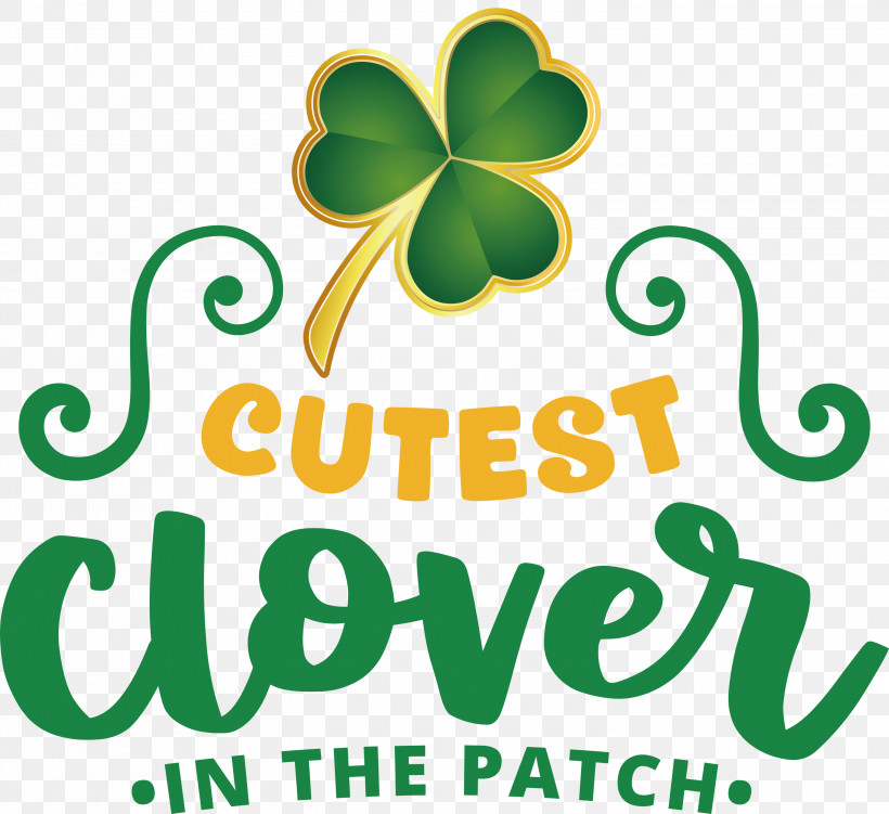 Cutest Clover Saint Patrick Patricks Day, PNG, 3000x2751px, Saint Patrick, Green, Leaf, Line, Logo Download Free
