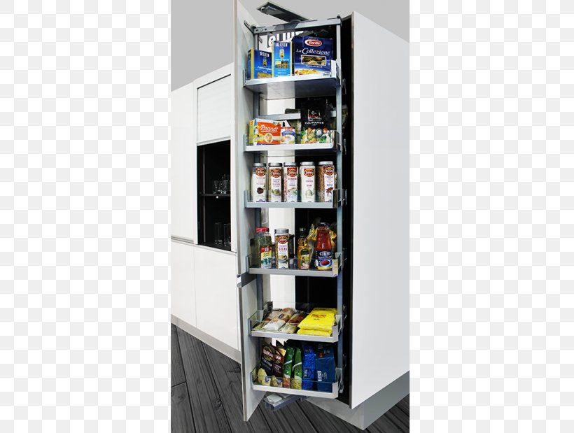 Pantry Kitchen Computer File Steel Refrigerator, PNG, 570x619px, Pantry, Chrome Plating, Display Case, Door, Drawer Download Free