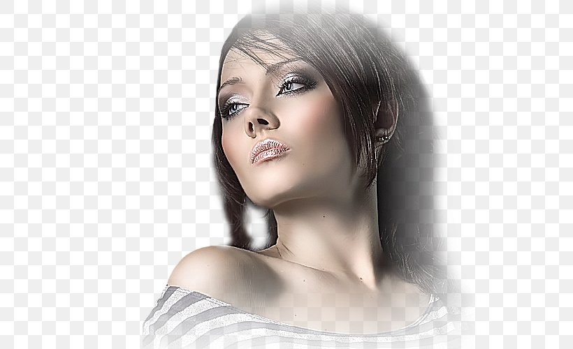 Woman Бойжеткен Internet Clip Art, PNG, 545x500px, Woman, Bangs, Beauty, Black Hair, Blog Download Free