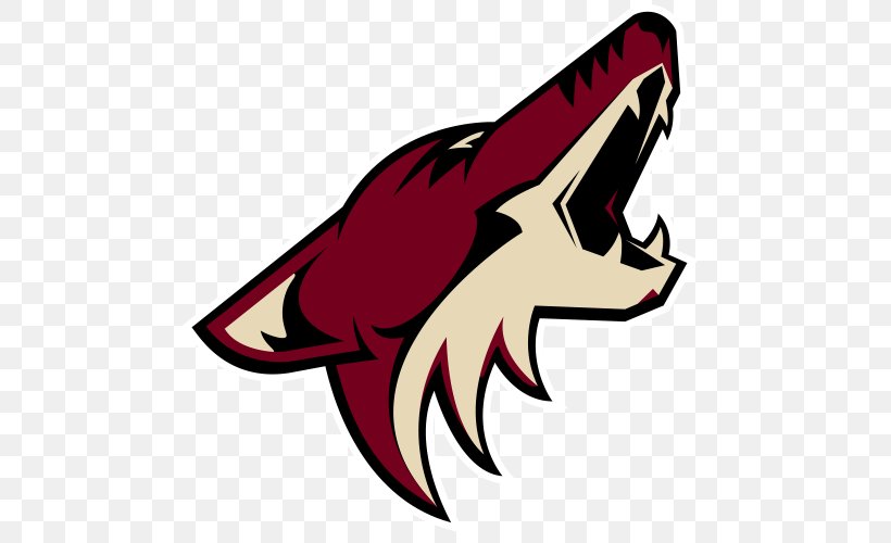 Arizona Coyotes National Hockey League Tucson Roadrunners Fort Wayne Komets, PNG, 500x500px, Arizona Coyotes, Arizona, Art, Artwork, Defenceman Download Free