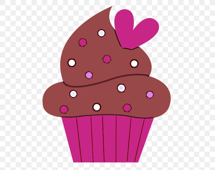 Pink Baking Cup Food Dessert Violet, PNG, 650x650px, Pink, Baking Cup, Cupcake, Dessert, Food Download Free