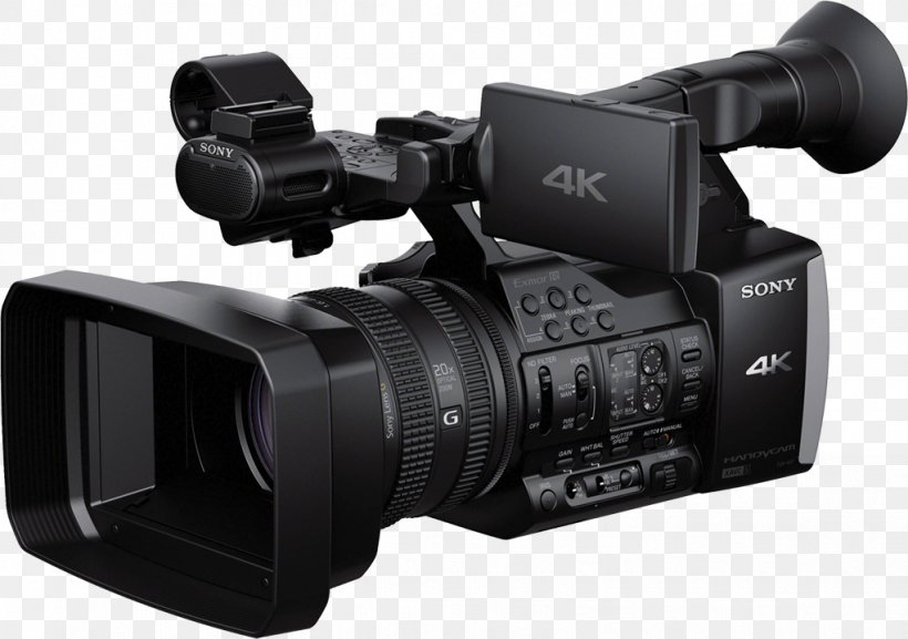 Sony Handycam FDR-AX1 4K Resolution Video Cameras, PNG, 1022x720px, 4k Resolution, Sony Handycam Fdrax1, Active Pixel Sensor, Camera, Camera Accessory Download Free