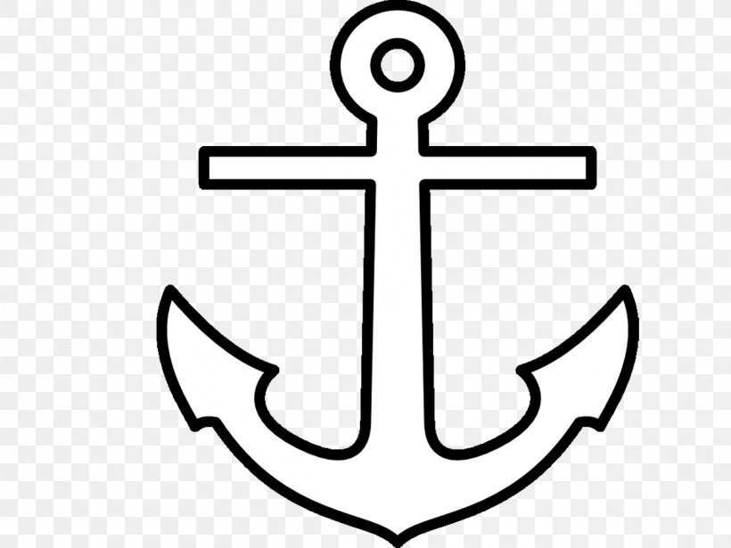 Anchor, PNG, 1200x900px, Anchor, Area, Black And White, Brand, Clip Art Download Free