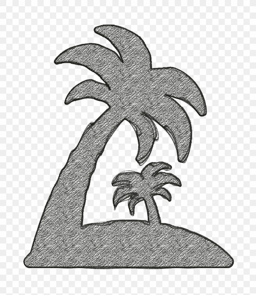 Beach Icon In The Beach Icon Nature Icon, PNG, 1082x1248px, Beach Icon, Blackandwhite, Leaf, Nature Icon, Plant Download Free