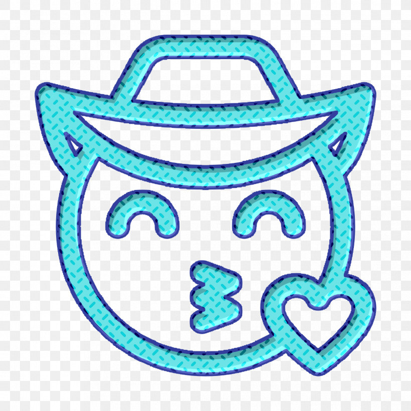 Cowboy Icon Smiley And People Icon Kiss Icon, PNG, 1244x1244px, Cowboy Icon, Kiss Icon, Line, Meter, Smiley And People Icon Download Free
