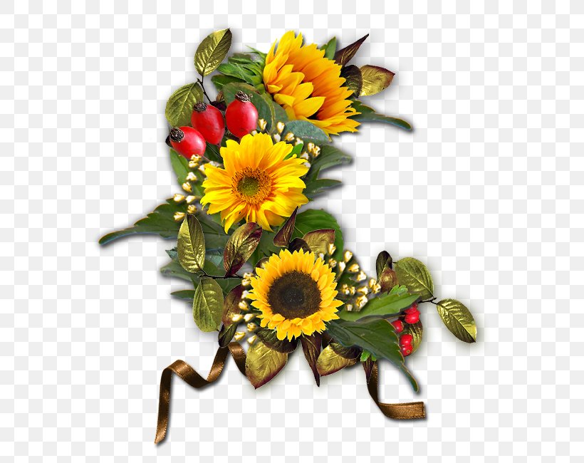 Flower Bouquet Paper Clip Art, PNG, 597x650px, Flower, Common Sunflower, Cut Flowers, Digital Scrapbooking, Floral Design Download Free