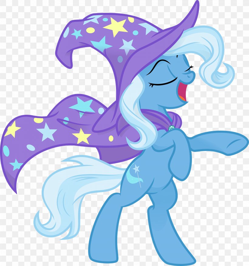 My Little Pony Trixie DeviantArt, PNG, 6563x7000px, Pony, Animal Figure, Art, Azure, Cartoon Download Free