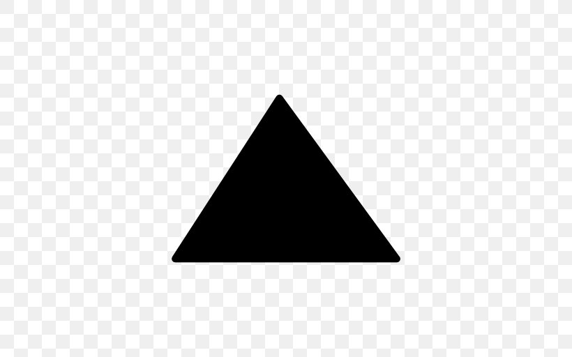 Triangle, PNG, 512x512px, Triangle, Area, Black, Black And White, Point Download Free
