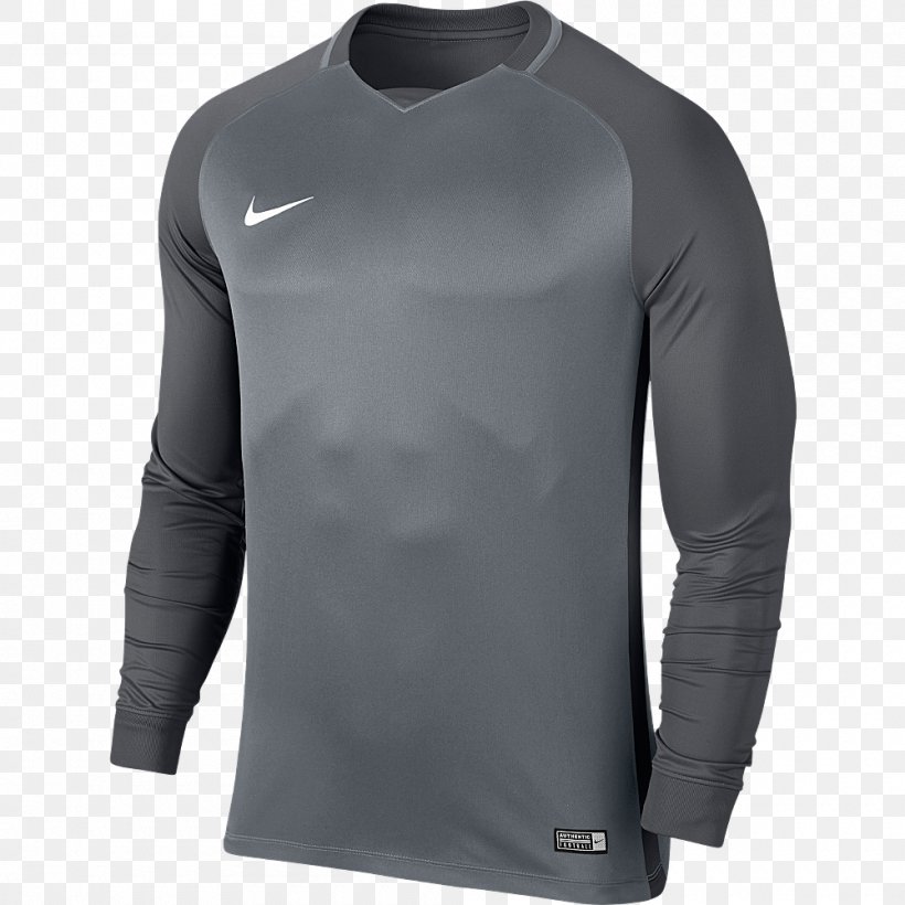 Jersey Long-sleeved T-shirt Nike Long-sleeved T-shirt, PNG, 1000x1000px, Jersey, Active Shirt, Black, Clothing, Discounts And Allowances Download Free