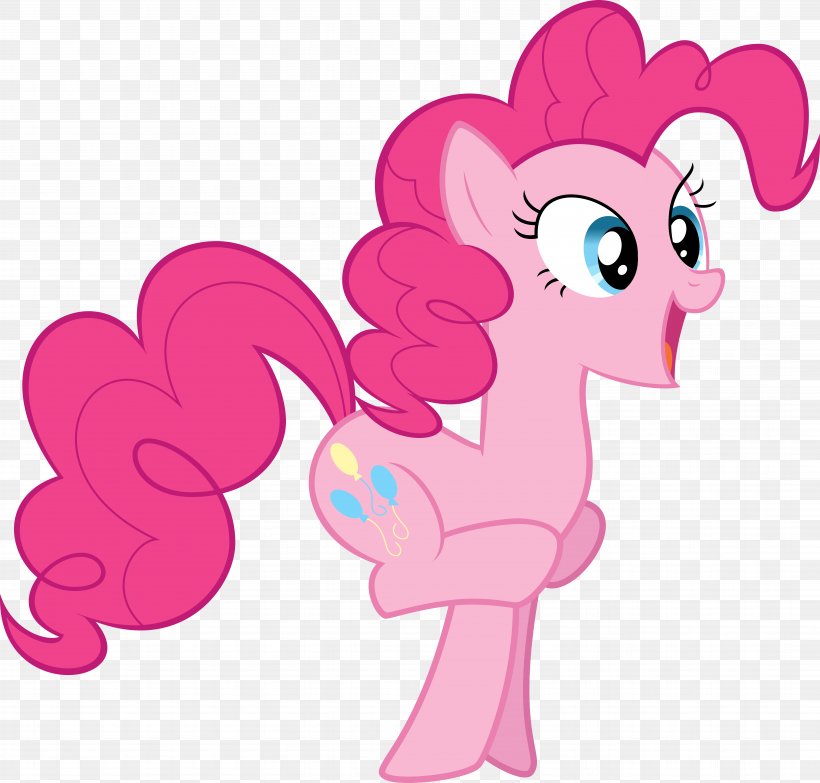Pinkie Pie Rainbow Dash Applejack Rarity Pony, PNG, 8369x8000px, Watercolor, Cartoon, Flower, Frame, Heart Download Free
