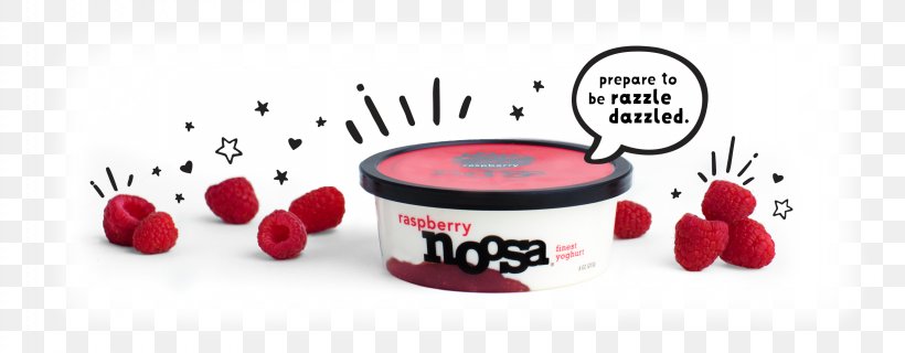 Raspberry Noosa Yoghurt Fruit Brand, PNG, 2560x1000px, Raspberry, Brand, Flavor, Food, Fruit Download Free