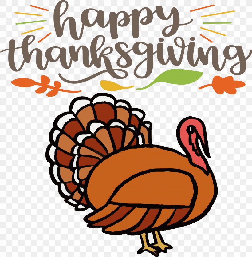 Happy Thanksgiving Turkey, PNG, 2055x2093px, Happy Thanksgiving, Beak, Biology, Birds, Meter Download Free