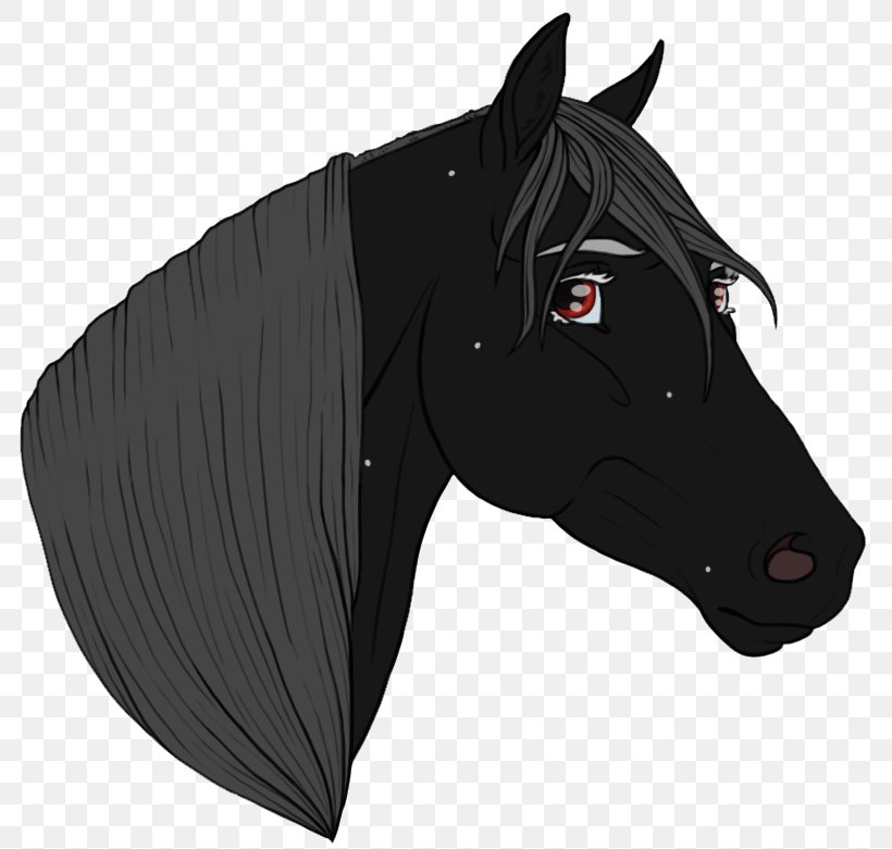 Mustang Mane Halter Stallion Bridle, PNG, 813x781px, Mustang, Black M, Blackandwhite, Bridle, Character Download Free