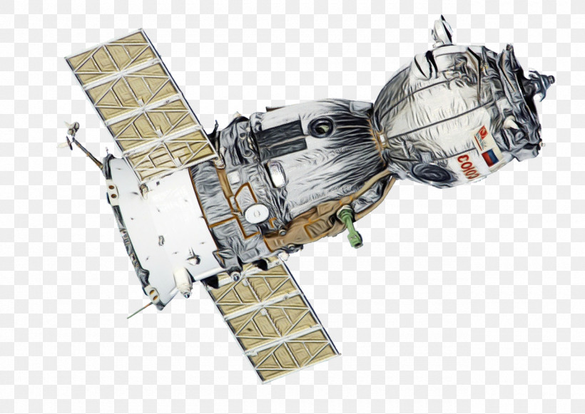 Satellite Spacecraft Vehicle Space Space Station, PNG, 1280x908px, Watercolor, Paint, Satellite, Space, Space Station Download Free