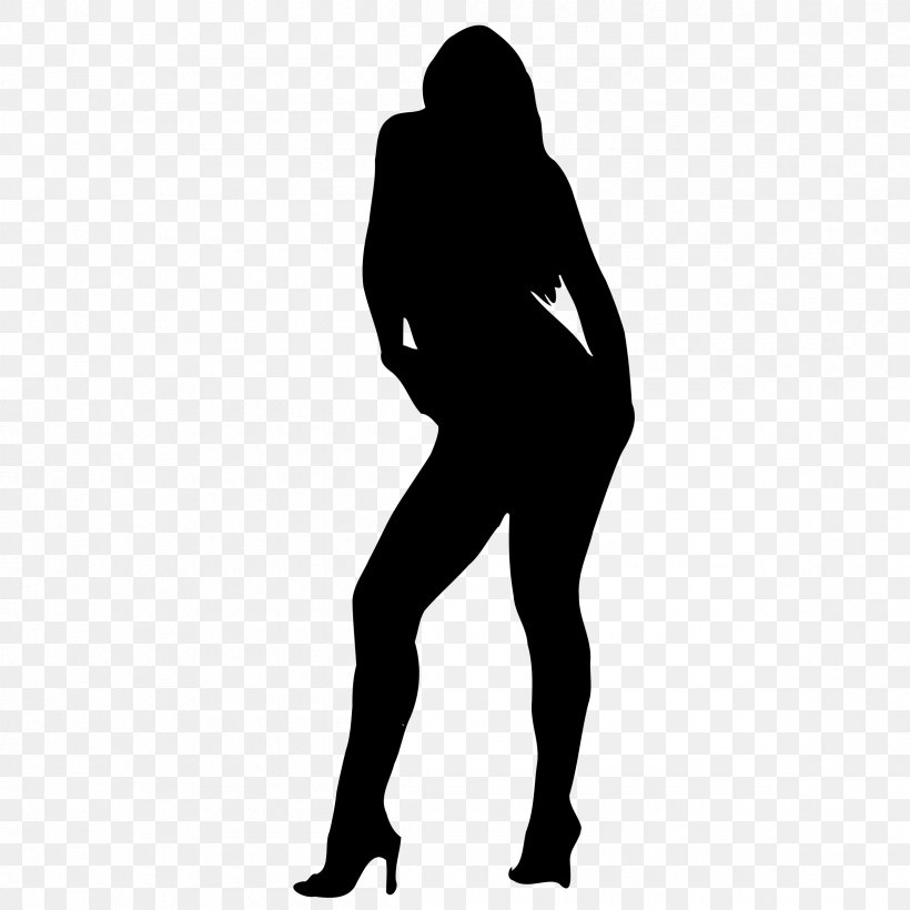 Silhouette Woman Clip Art, PNG, 2400x2400px, Silhouette, Arm, Black, Black And White, Female Download Free