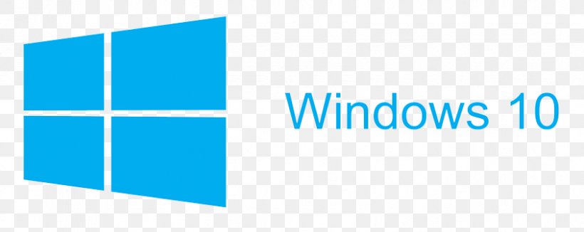 Windows 10 Microsoft Windows Windows 8 Operating System, PNG, 844x336px, Laptop, Area, Azure, Banner, Blue Download Free