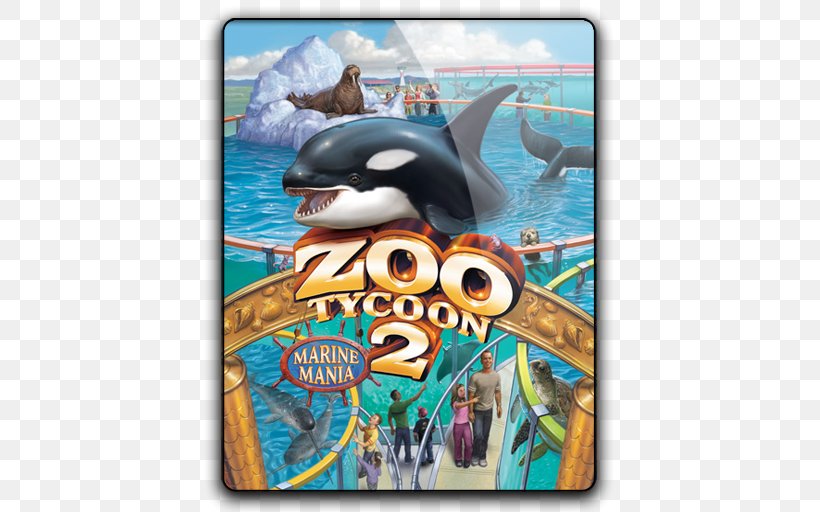 Zoo Tycoon 2: Marine Mania Zoo Tycoon 2: Endangered Species Zoo Tycoon 2: African Adventure Zoo Tycoon 2: Extinct Animals Zoo Tycoon 2: Dino Danger Pack, PNG, 512x512px, Zoo Tycoon 2 Marine Mania, Blue Fang Games, Dolphin, Expansion Pack, Fauna Download Free