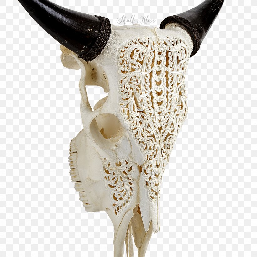 Cattle Skull XL Horns Animal, PNG, 1000x1000px, Cattle, Animal, Antique, Balinese Art, Balinese People Download Free