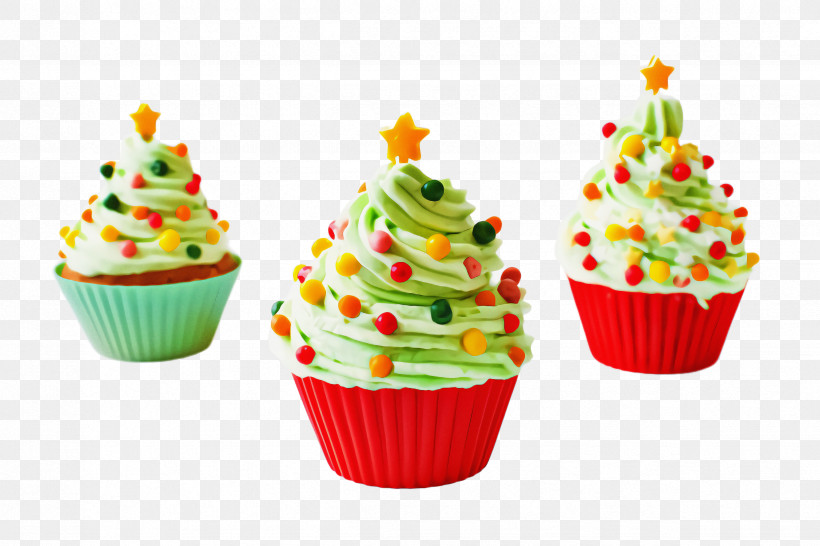 Christmas Tree, PNG, 2448x1632px, Cupcake, Baking Cup, Buttercream, Cake, Christmas Tree Download Free