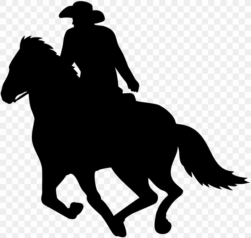 Cowboy Silhouette, PNG, 8000x7580px, Horse, Autocad Dxf, Black And White, Bridle, Cowboy Download Free