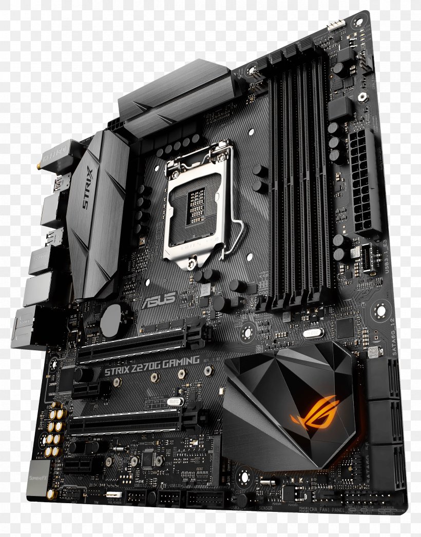 Motherboard MicroATX ASUS ROG STRIX Z270G GAMING Republic Of Gamers, PNG, 2349x3000px, Motherboard, Asus, Asus Rog Strix Z270g Gaming, Asus Rog Strix Z270i Gaming, Atx Download Free