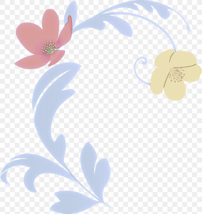 Spring Frame Decoration Frame, PNG, 2829x3000px, Spring Frame, Decoration Frame, Flower, Leaf, Pedicel Download Free