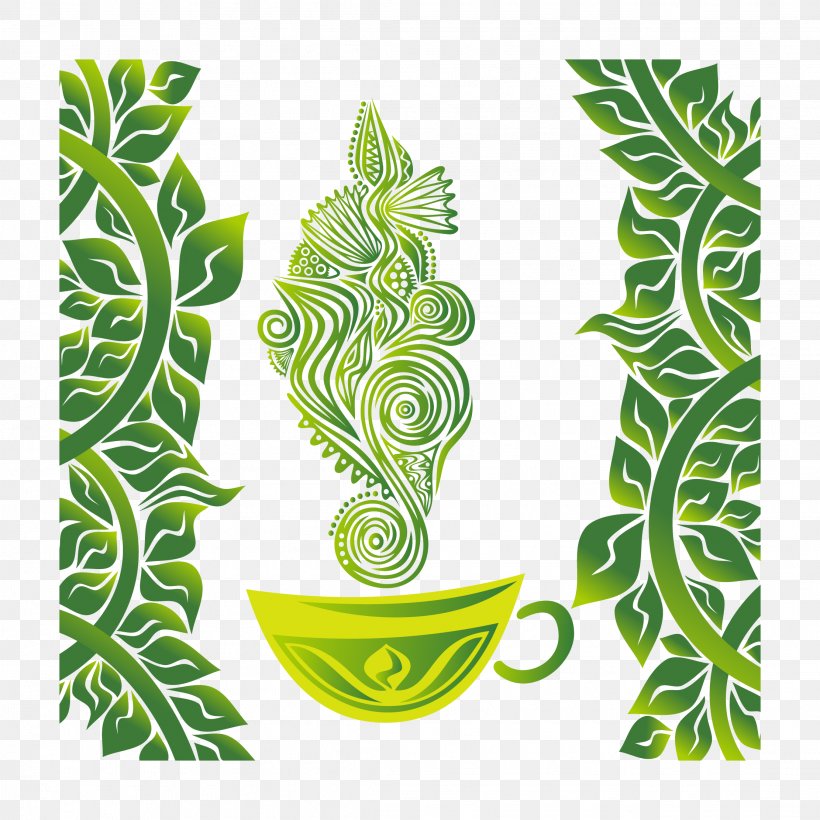Green Tea Illustration, PNG, 2222x2222px, Tea, Cup, Drink, Drinking, Flowerpot Download Free