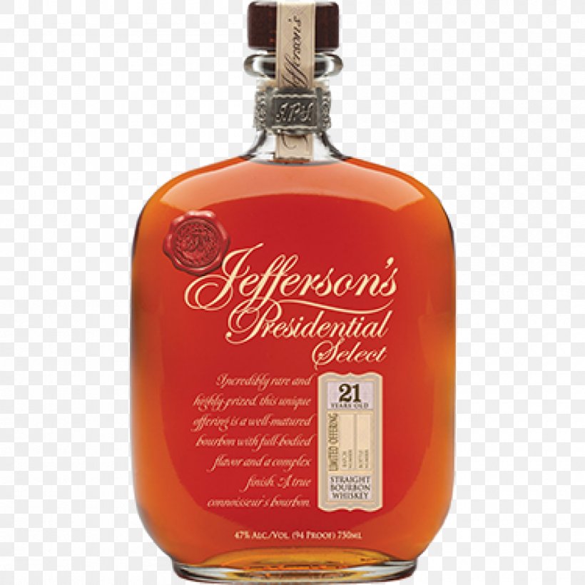 Bourbon Whiskey Rye Whiskey Kentucky Distilled Beverage Jefferson's Bourbon, PNG, 1000x1000px, Bourbon Whiskey, Alcoholic Beverage, Blended Whiskey, Distilled Beverage, Drink Download Free