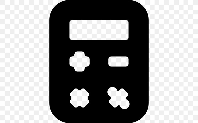 Calculator Symbol Mathematical Notation Mathematics, PNG, 512x512px, Calculator, Black, Black And White, Calculation, Division Download Free