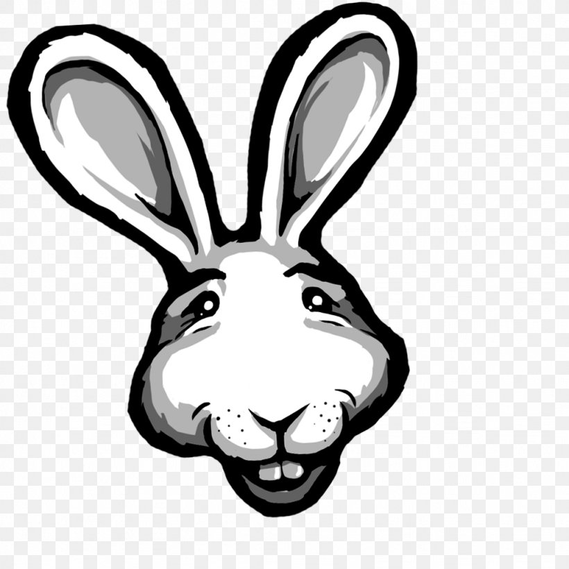 Clip Art Product Whiskers Snout, PNG, 1024x1024px, Whiskers, Black And White, Hare, Head, Line Art Download Free