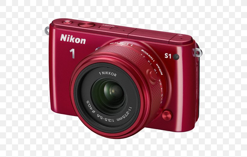 Nikon 1 S1 Camera Lens Mirrorless Interchangeable-lens Camera System Camera, PNG, 700x522px, Nikon 1 S1, Camera, Camera Lens, Cameras Optics, Digital Camera Download Free