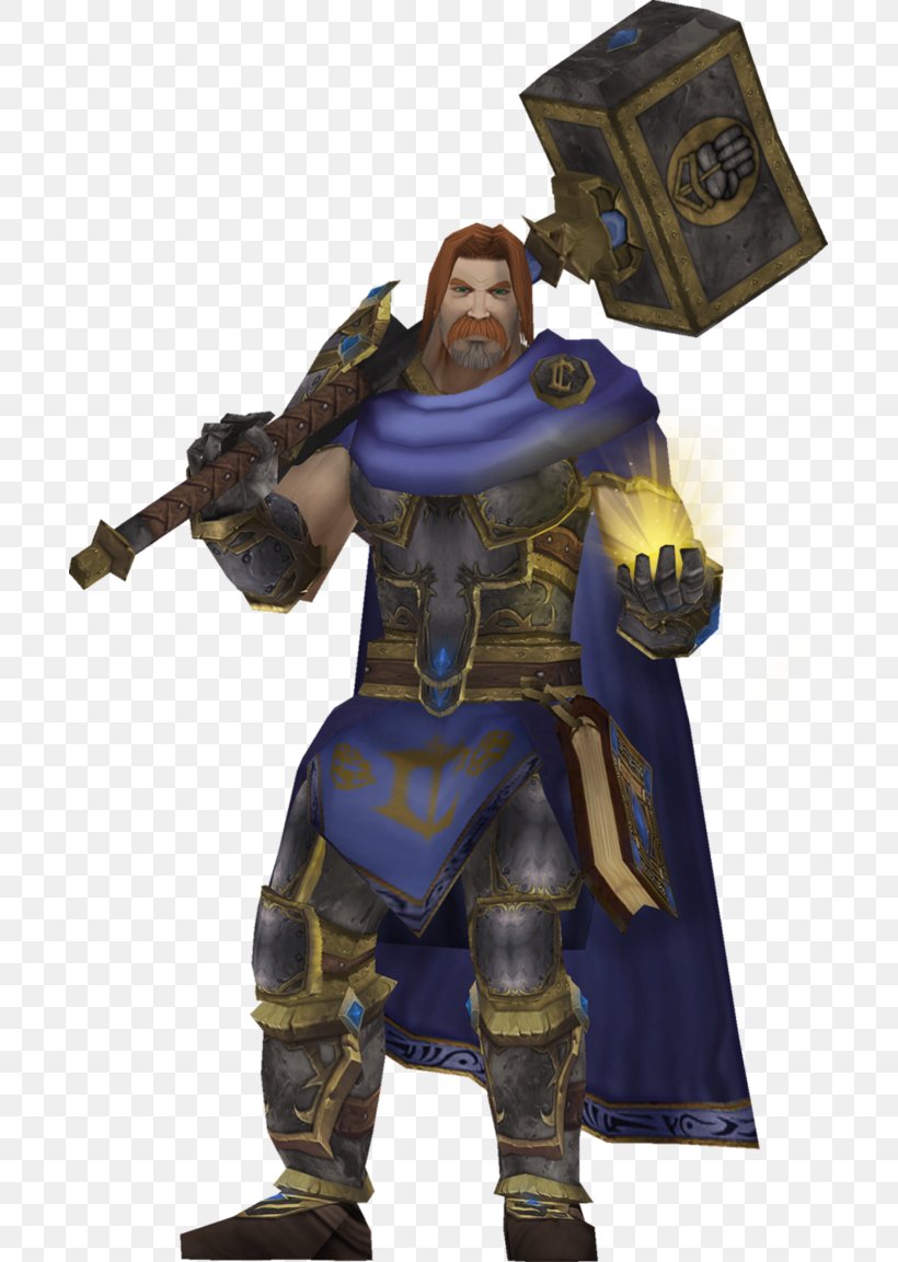 World Of Warcraft Warcraft III: Reign Of Chaos Uther The Lightbringer Varian Wrynn Anduin Lothar, PNG, 693x1153px, World Of Warcraft, Action Figure, Anduin Lothar, Armour, Azeroth Download Free