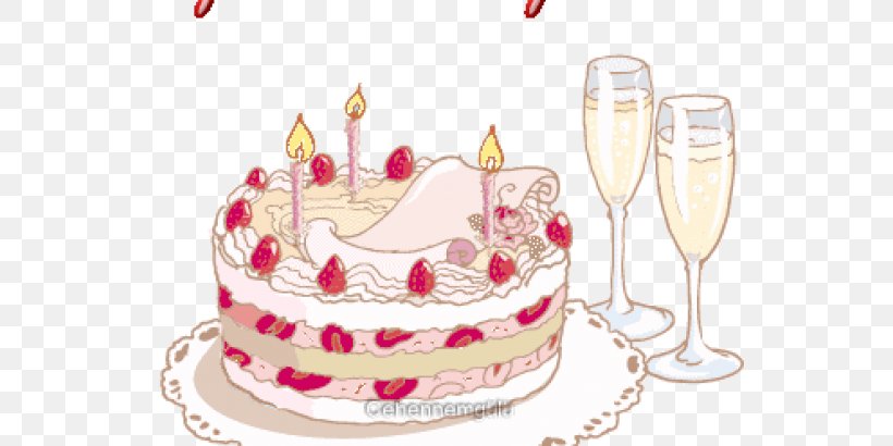 Birthday Cake Happy Birthday To You Animaatio, PNG, 728x410px, Watercolor, Cartoon, Flower, Frame, Heart Download Free