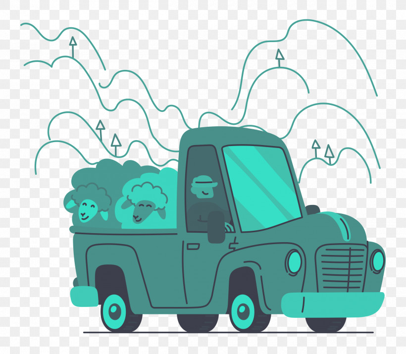 Driving, PNG, 2500x2180px, Driving, Automotive Industry, Cartoon, Geometry, Green Download Free