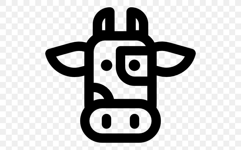 Cattle Clip Art, PNG, 512x512px, Cattle, Animal, Area, Black And White, Dairy Farming Download Free