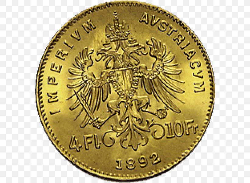 Gold Coin Gold Coin Medal Guilder, PNG, 592x600px, Coin, Austria, Brass, Bronze, Cheap Download Free