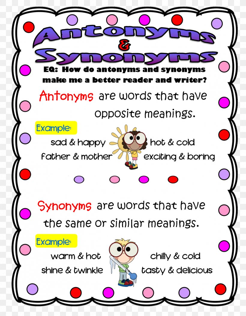 Opposite Dictionary Of Synonyms And Antonyms Homonym Thesaurus, PNG, 1244x1600px, Opposite, Adjective, Area, Art, Definition Download Free