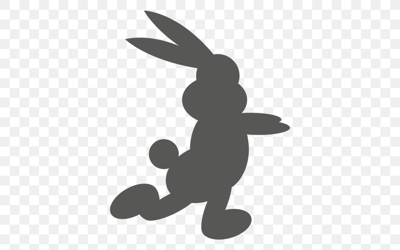 Rabbit Easter Bunny, PNG, 512x512px, Rabbit, Black And White, Easter, Easter Bunny, Easter Egg Download Free