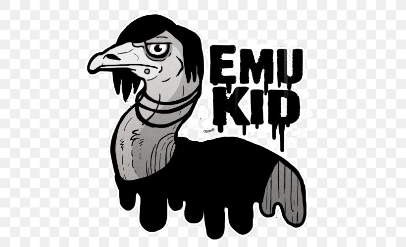 T-shirt Crew Neck Beak Bird Emu, PNG, 500x500px, Tshirt, Art, Beak, Bird, Bird Of Prey Download Free