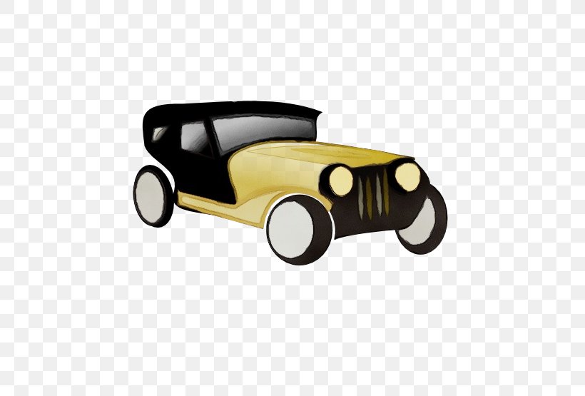 Motor Vehicle Vintage Car Vehicle Antique Car Yellow, PNG, 555x555px, Watercolor, Antique Car, Automotive Design, Car, Classic Download Free