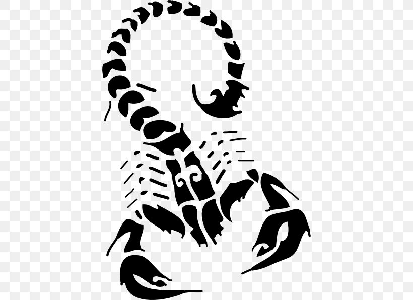 Scorpion Tattoo Drawing Clip Art, PNG, 414x596px, Scorpion, Art, Artwork, Black, Black And White Download Free