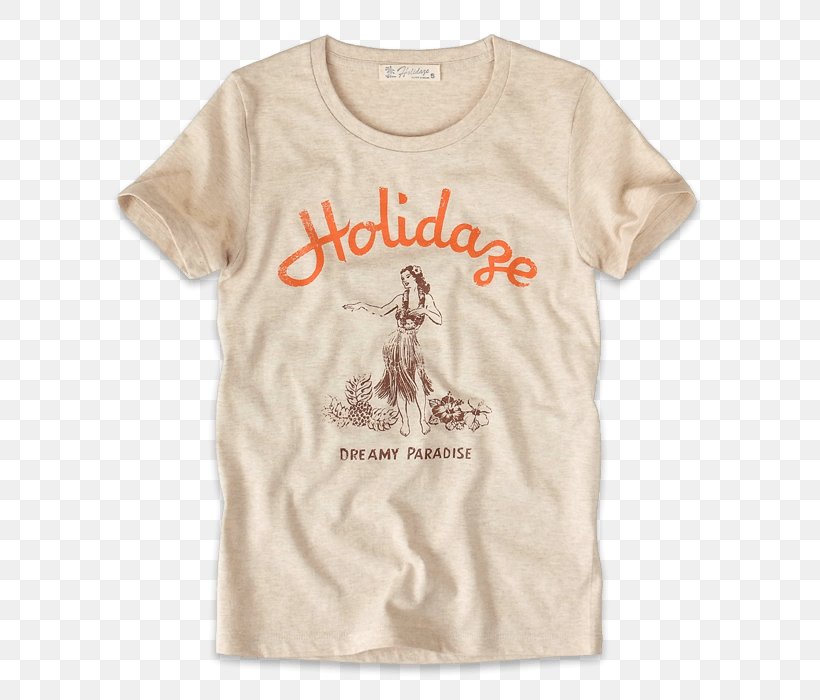 T-shirt Hula Hawaii Sleeve, PNG, 700x700px, Tshirt, Active Shirt, Beige, Brand, Clothing Download Free