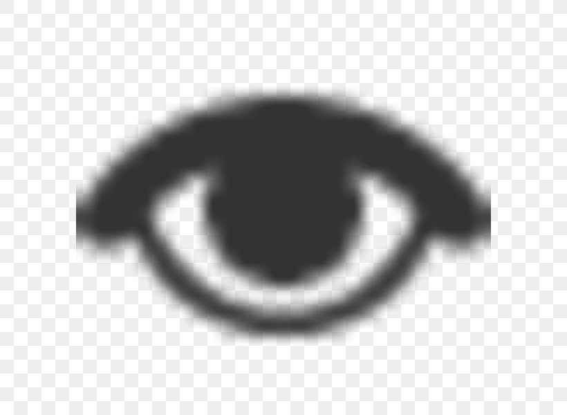 Crescent Circle Desktop Wallpaper Eye White, PNG, 600x600px, Crescent, Black, Black And White, Black M, Close Up Download Free
