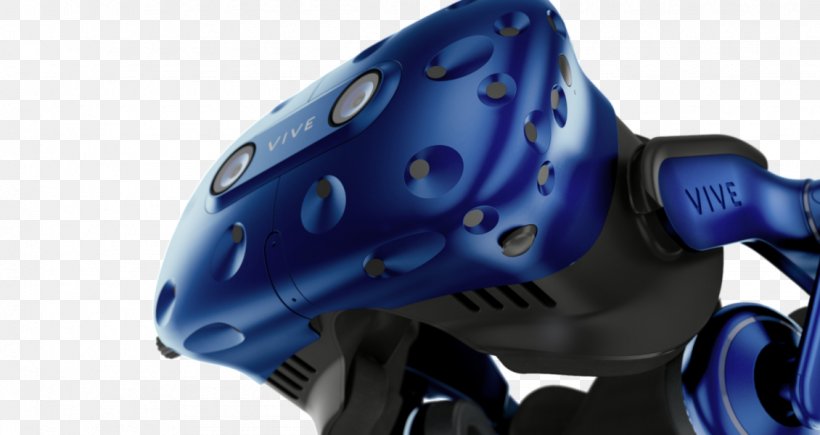 HTC Vive Head-mounted Display Virtual Reality Headset The International Consumer Electronics Show, PNG, 1130x600px, Htc Vive, Baseball Equipment, Bicycle Helmet, Cobalt Blue, Electric Blue Download Free