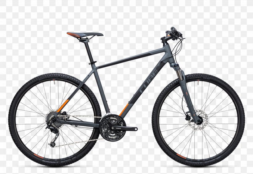 Hybrid Bicycle Cube Bikes City Bicycle Cycling, PNG, 4500x3093px, Hybrid Bicycle, Automotive Tire, Bicycle, Bicycle Accessory, Bicycle Drivetrain Part Download Free
