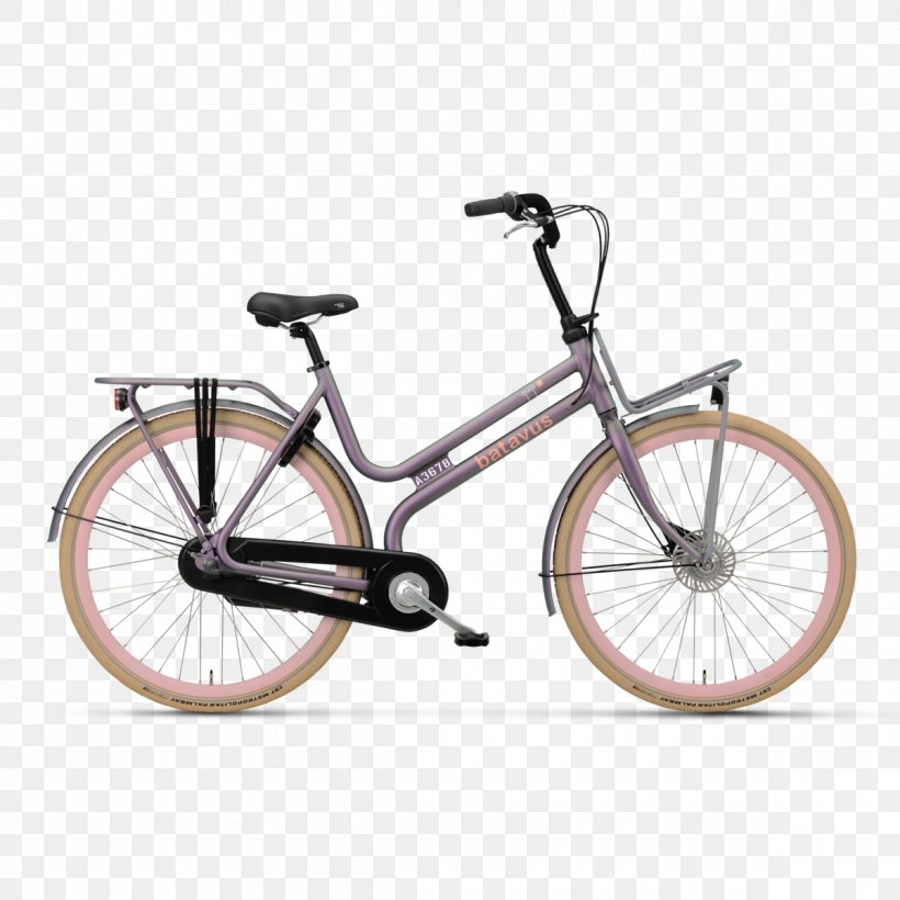 City Bicycle Batavus Freight Bicycle Netherlands, PNG, 1200x1200px, Bicycle, Autofelge, Batavus, Bicycle Accessory, Bicycle Frame Download Free