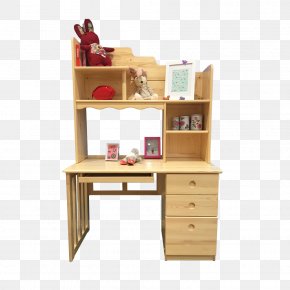 Table - Computer Desk Table Shelf Hutch PNG