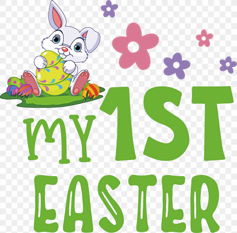 Happy Easter Day My 1st Easter, PNG, 3000x2946px, Happy Easter Day, Behavior, Line, Logo, Meter Download Free