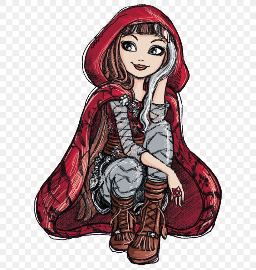 Little Red Riding Hood Ever After High Doll, PNG, 640x867px, Watercolor, Cartoon, Flower, Frame, Heart Download Free